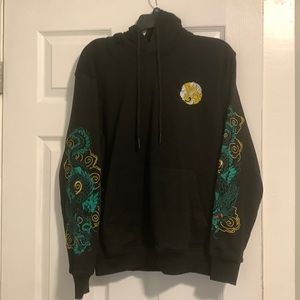 Dragon inspired designs black hoodie 🐉🐲